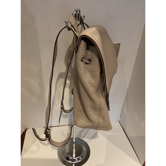 Kate Spade - The Leila Pebbled Leather Drawstring Backpack  -  taupe main image 10